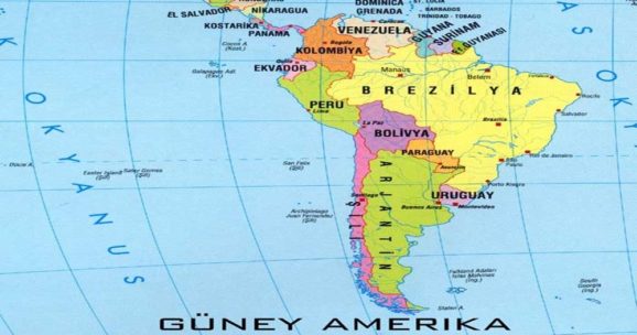Güney Amerika'daki Ülkelerin Güncel Listesi