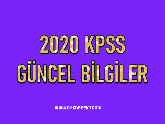 Kpss İçin En Güncel Bilgiler 2020
